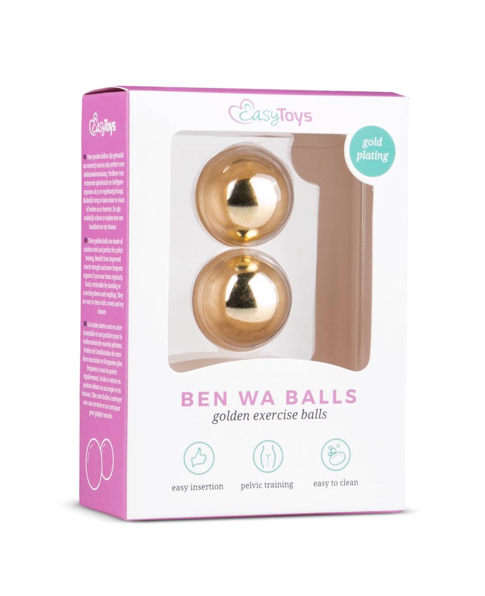 Ben Wa Ballen 25 mm - Goudkleurig