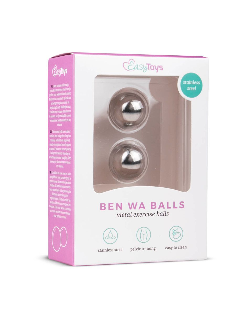 Ben Wa Ballen 19 mm - Zilverkleurig