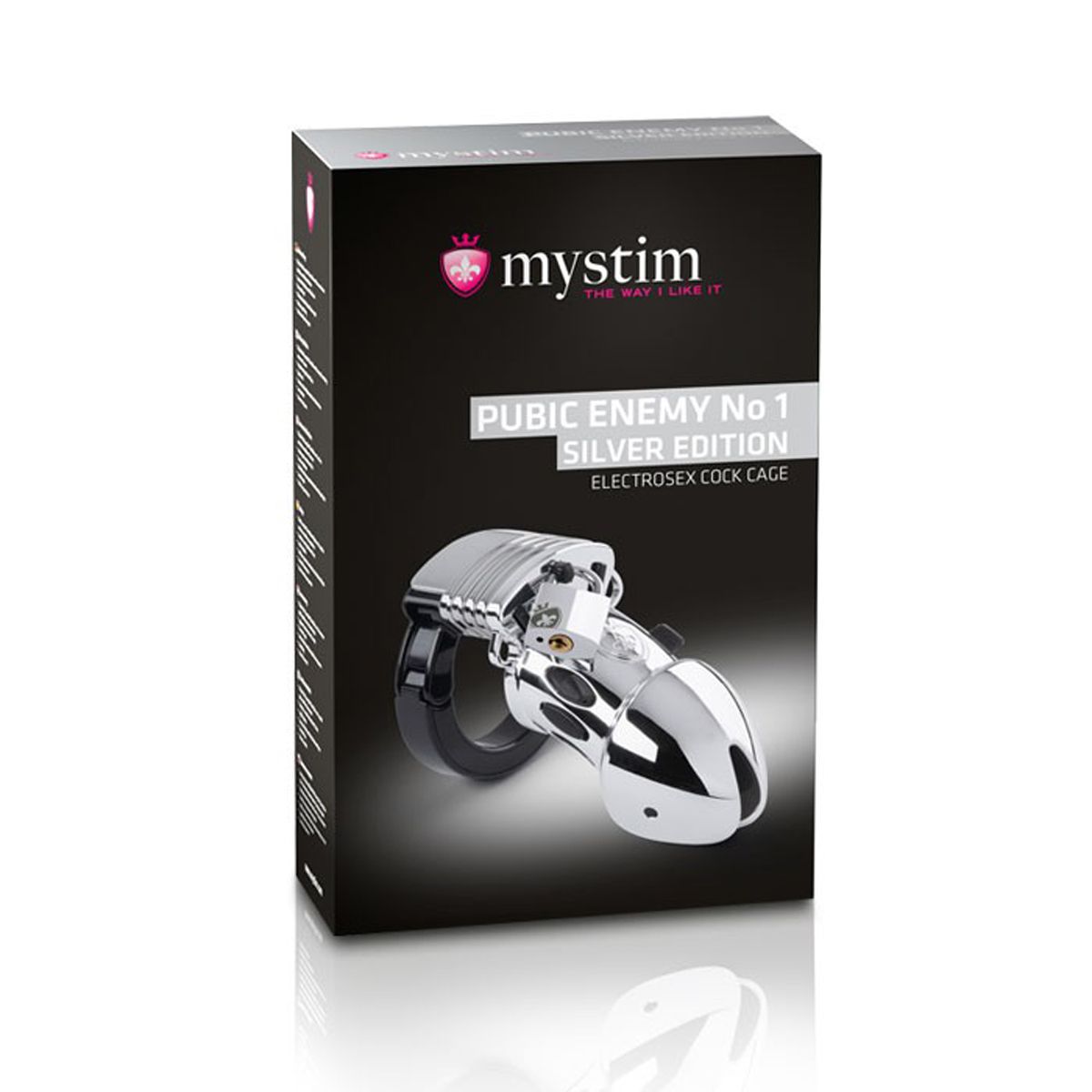 Mystim - Pubic Enemy No1 Cock Cage - Zilver
