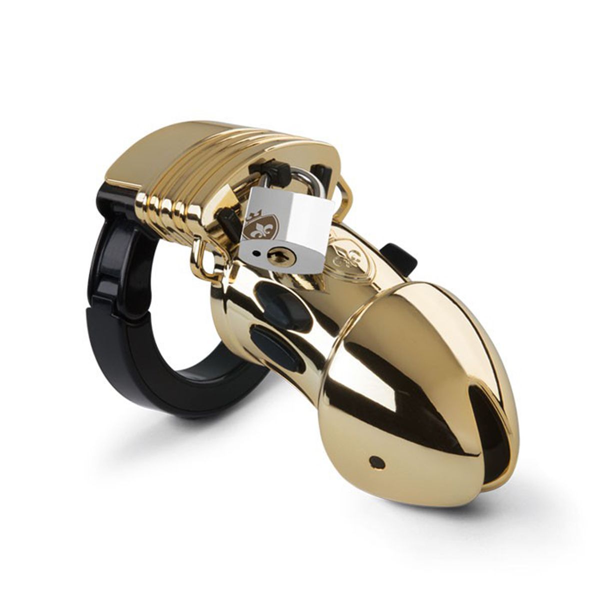 Mystim - Pubic Enemy No1 Cock Cage - Gold Edition