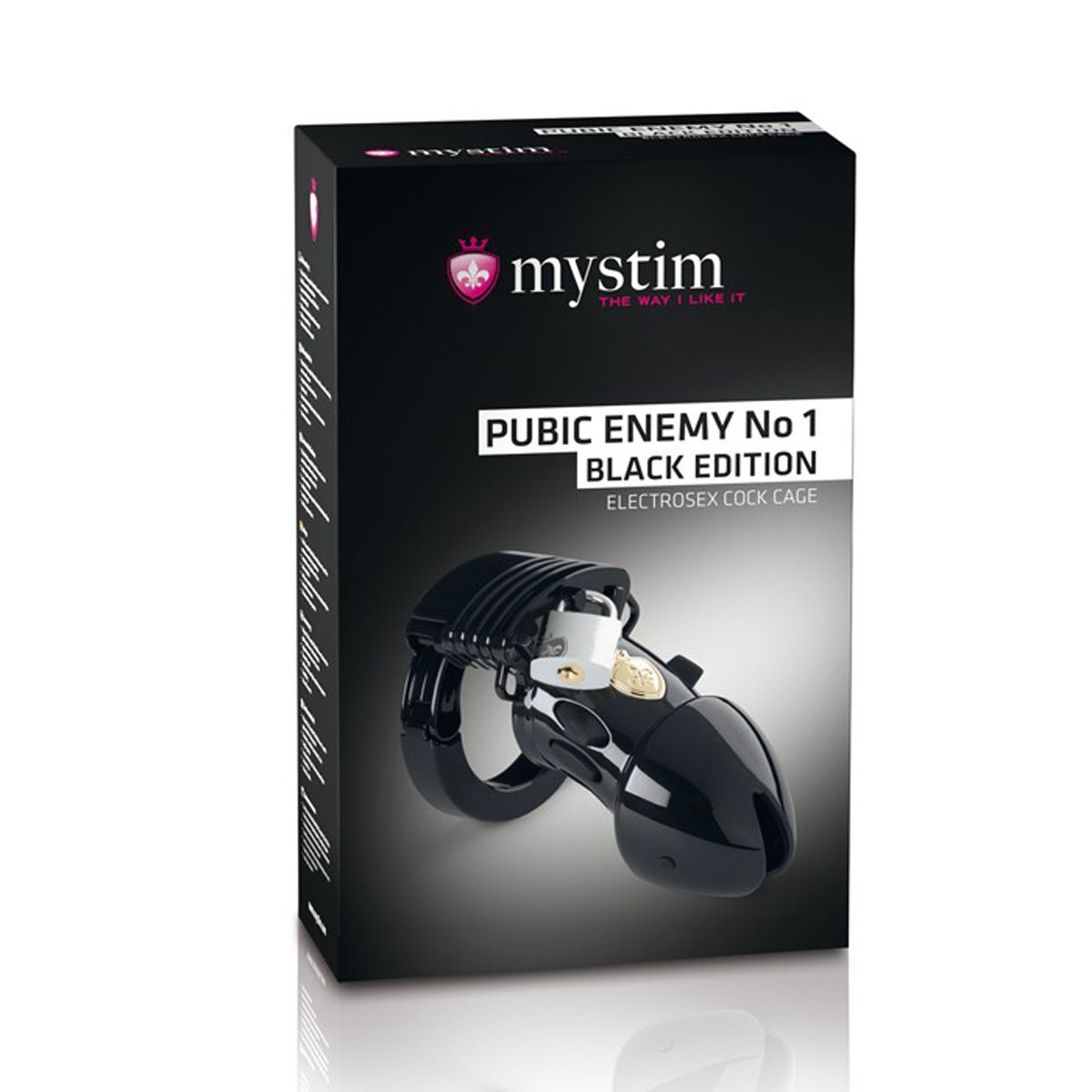 Mystim - Pubic Enemy No1 Cock Cage - Black Edition
