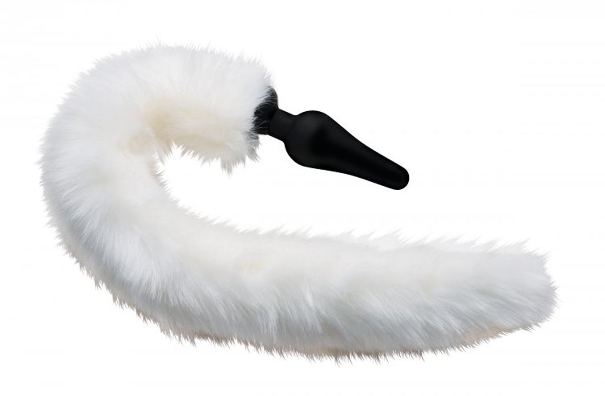 White Fox Buttplug & Haarband Set