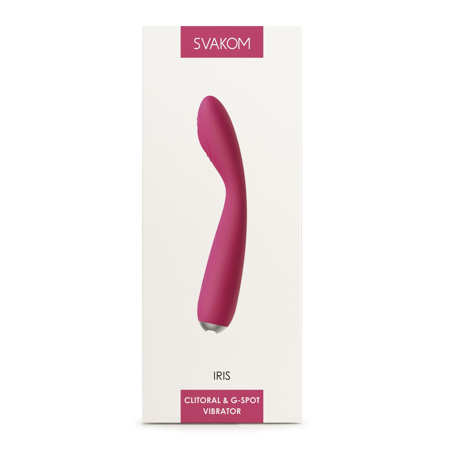 SVAKOM - Iris G-Spot En Clitoris Vibrator - Plum Red