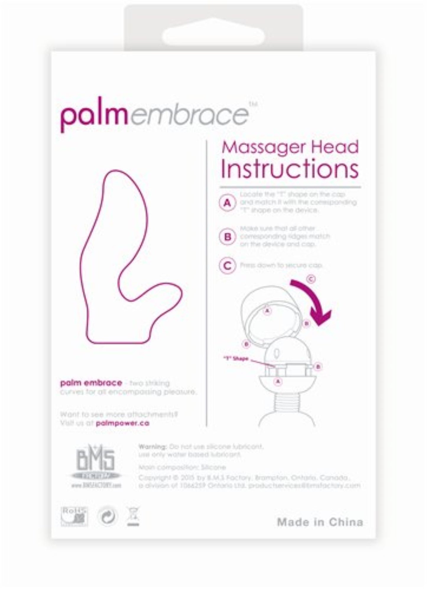 Palm Power - Siliconen Opzetstuk Palm Embrace