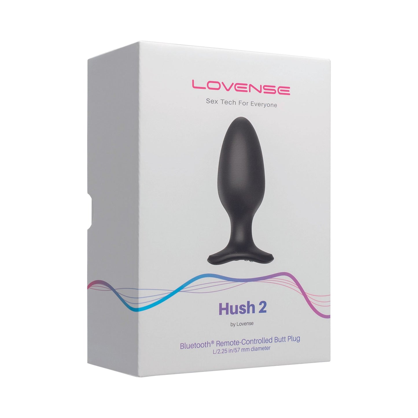 Lovense - Hush 2 Vibrerende Buttplug Met App - Zwart
