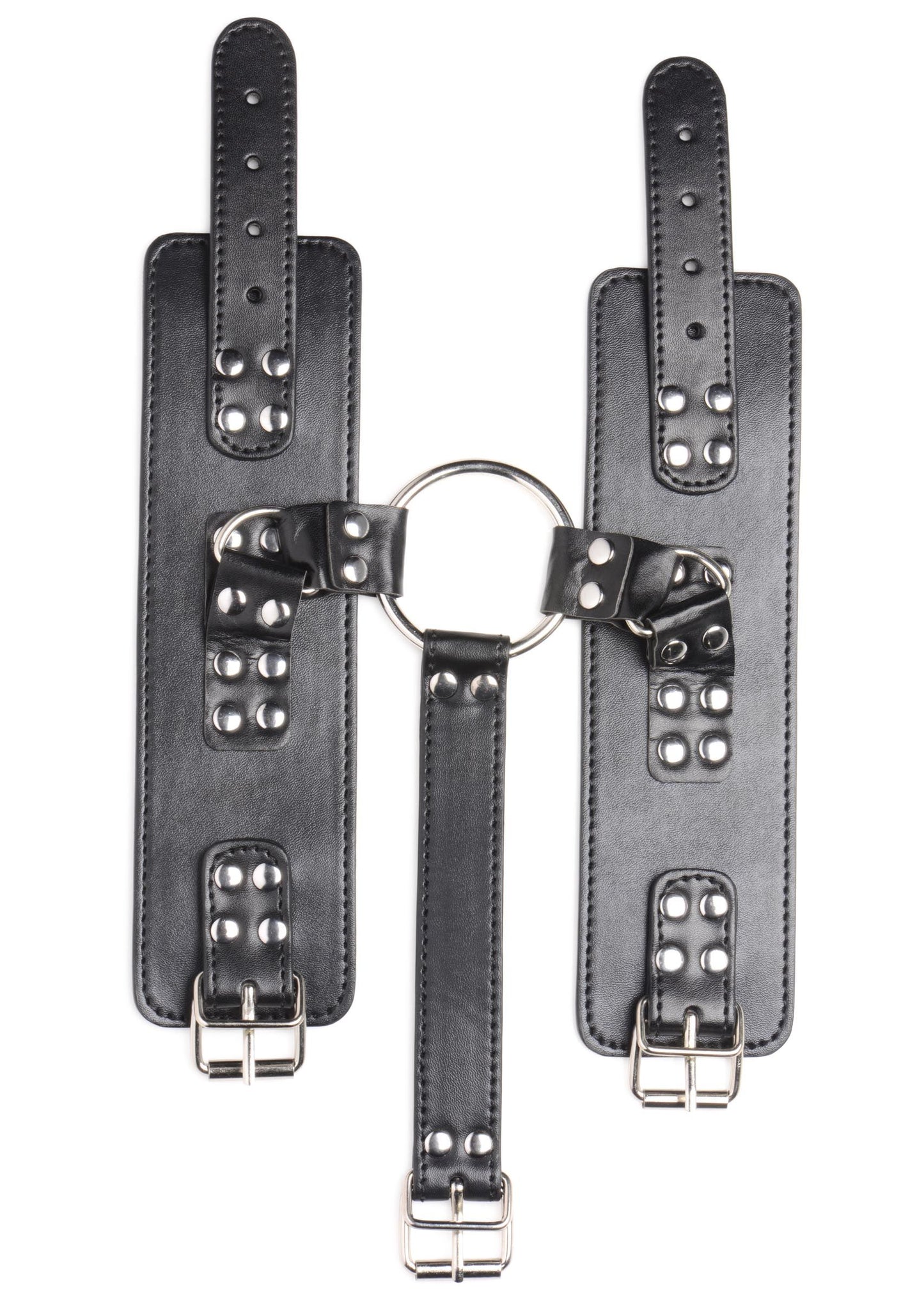 Halsband Met Polsboeien Restraint Set - Zwart