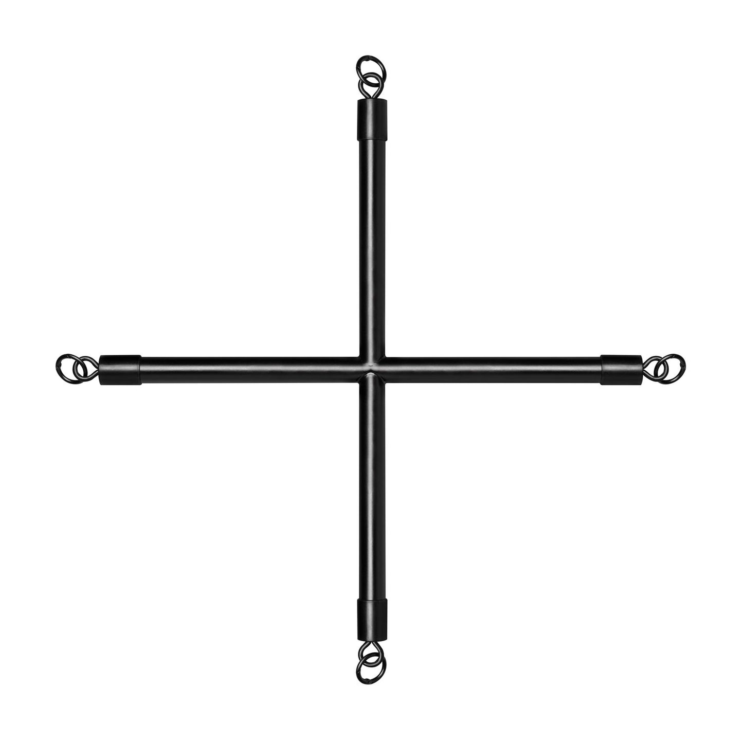 Hog Tie Cross Stang Met Boeien - Zwart