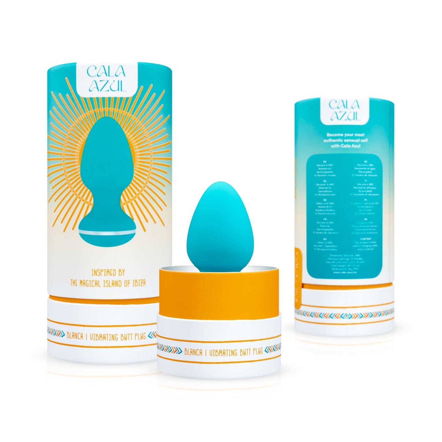Cala Azul - Blanca Vibrerende Anaal Plug