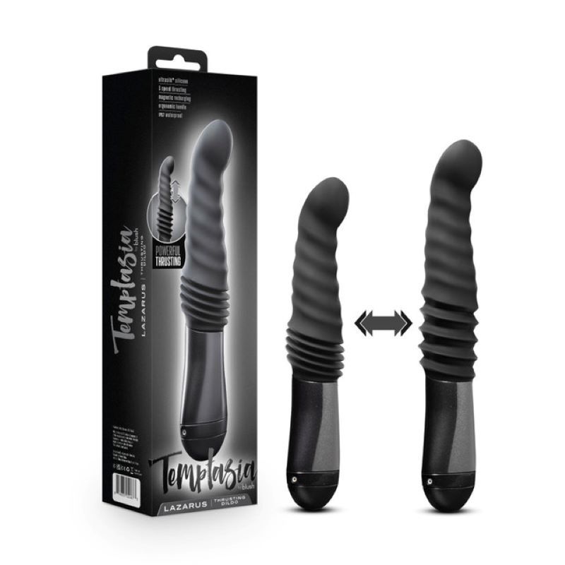 Temptasia - Lazarus Stotende Dildo - Zwart