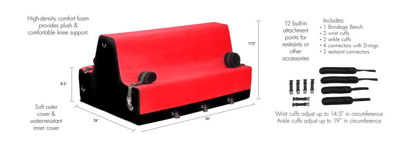 Love Bench - Rood