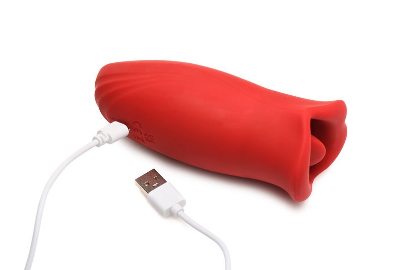 Lickgasm Kus Vibrerende Clitoris Stimulator - Rood