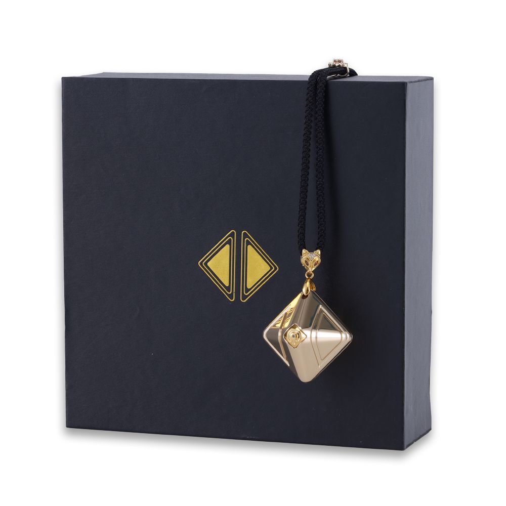 LOCKINK - Mini Vibrerende Kubus Ketting 2.0 - goud