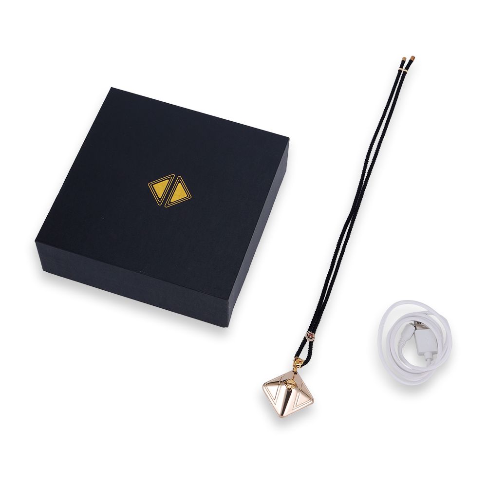LOCKINK - Mini Vibrerende Kubus Ketting 2.0 - goud