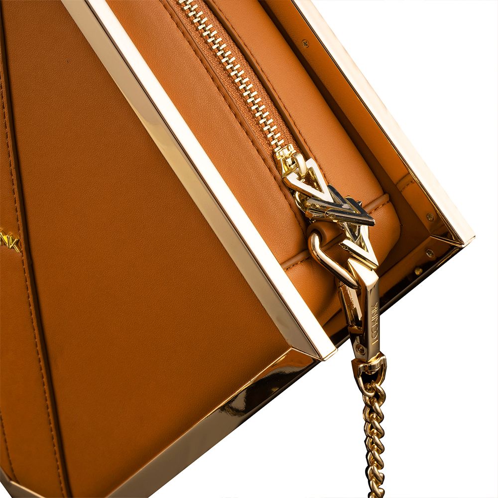 LOCKINK - Mysterious Square Kink Bag - bruin