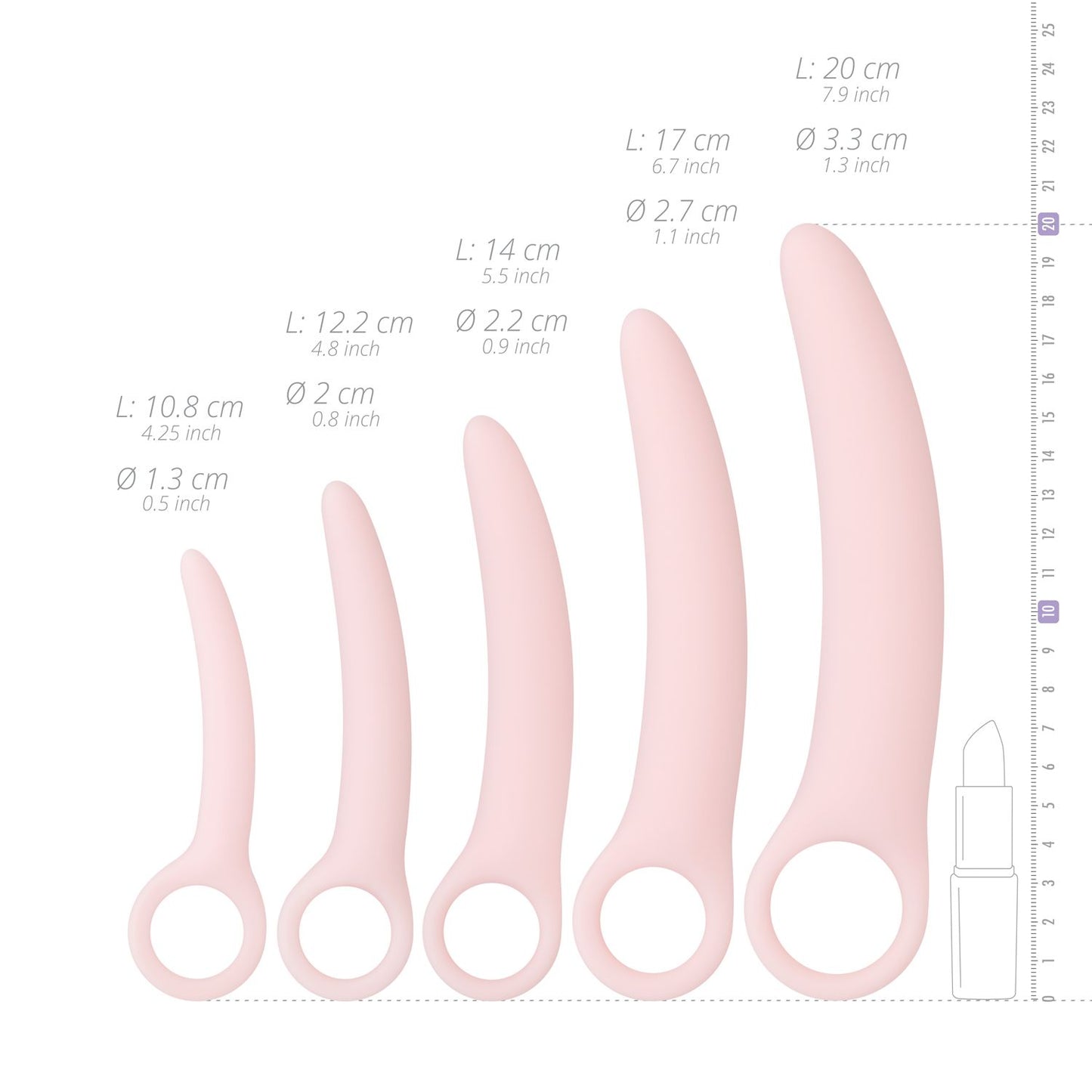 Teazers Vaginale Dilator Set