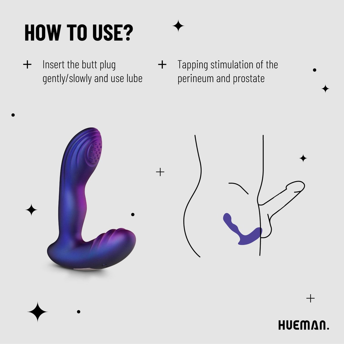 Hueman - Tappende Buttplug