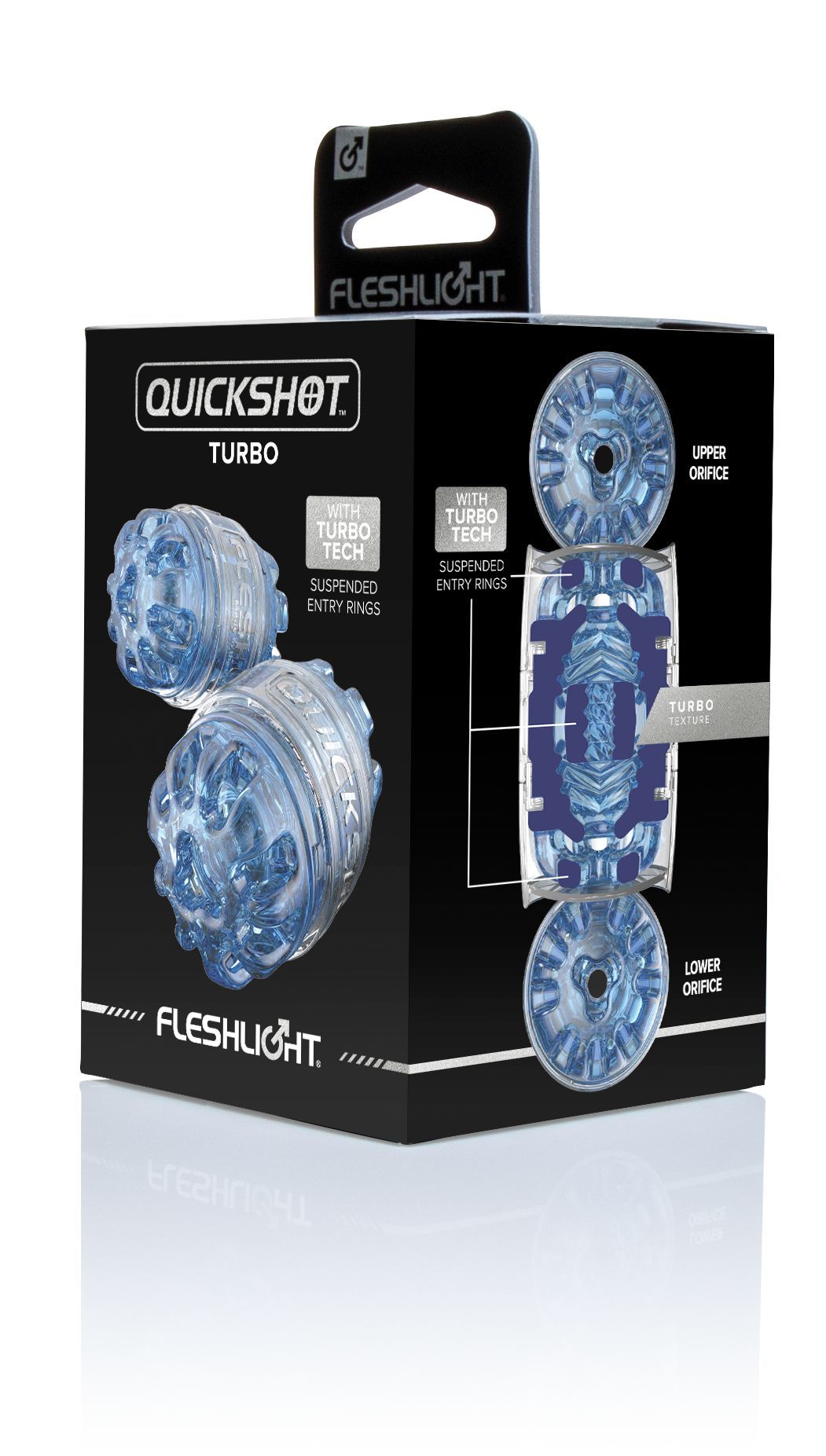 Fleshlight - Quickshot Turbo - Blauw