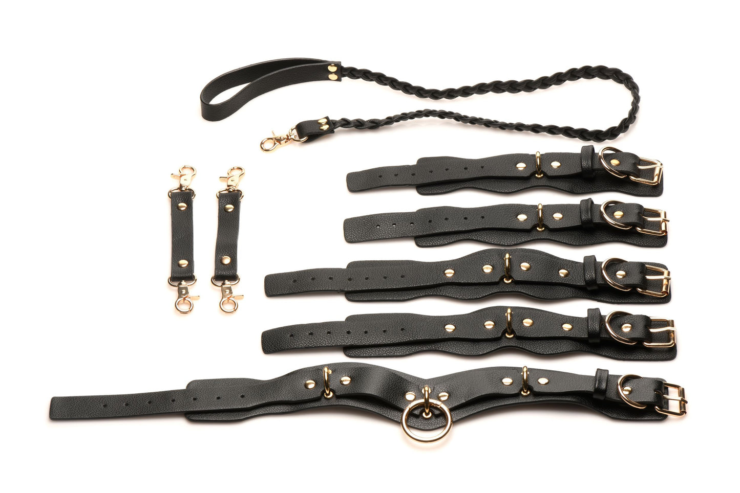 XR Brands - Lover's Restraints Set - Zwart