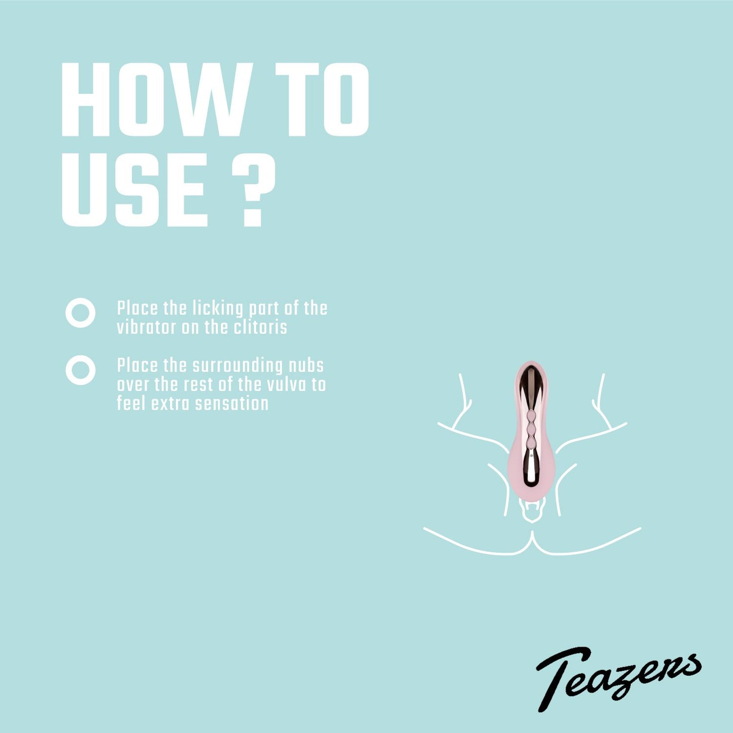 Clitoris Vibrator Met Tong - Roze