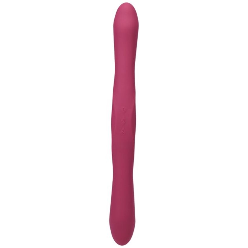Doc Johnson - Dubbele Vibrator met Afstandsbediening - Rood
