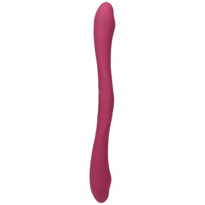 Doc Johnson - Dubbele Vibrator met Afstandsbediening - Rood