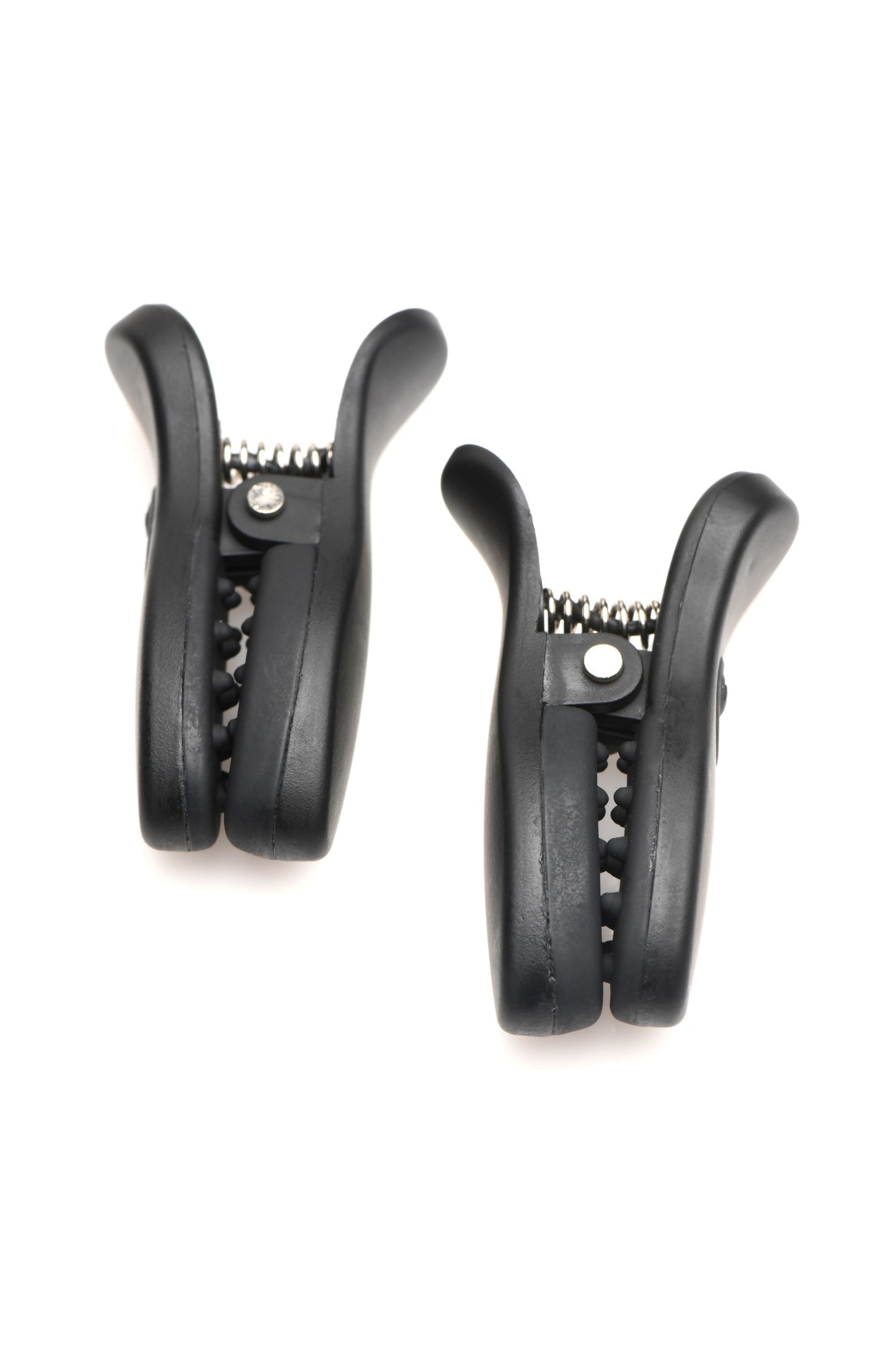 XR Brands - Dark Grip Vibrerende Tepelkemmen - Zwart