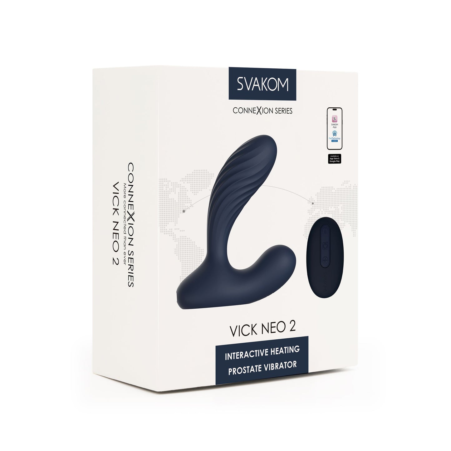 SVAKOM - Prostaat Vibrator Vick Neo 2 - Blauw