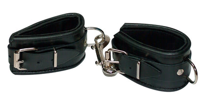 Leather Handcuffs Padded