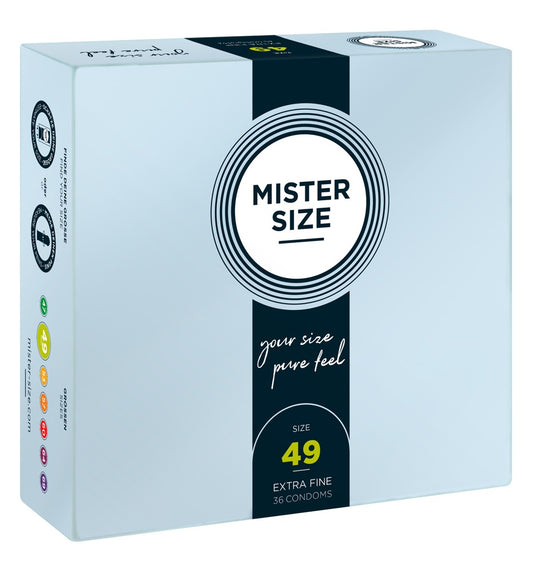 Mister Size 49mm pack of 36