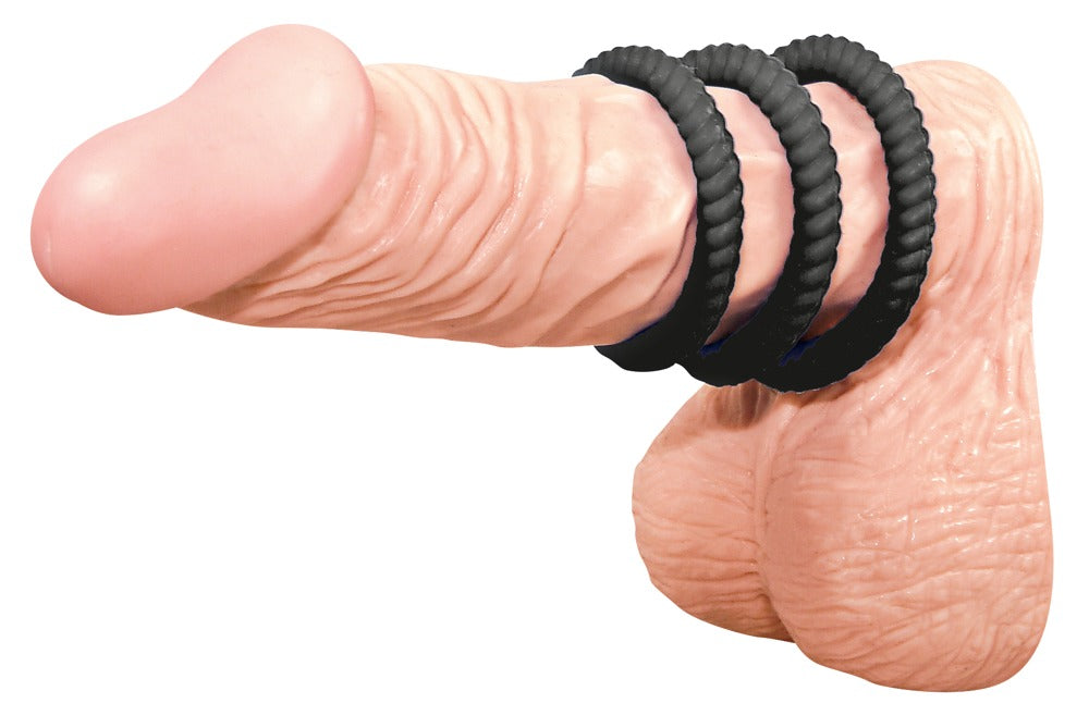 Lust 3 Cock Rings black
