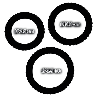 Lust 3 Cock Rings black