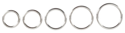 Bad Kitty Set of 5 Metal Rings
