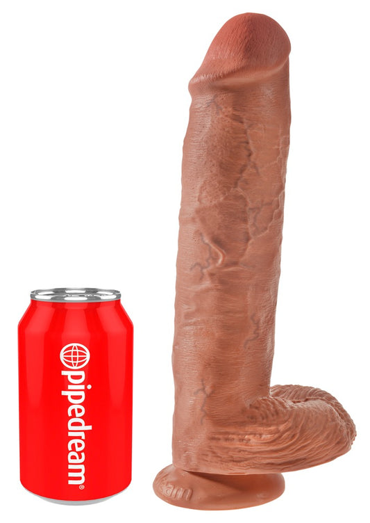 KC 11" Cock with Balls Tan