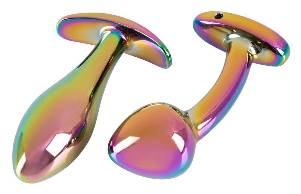 Anos Metal Butt Plug Set Rainb