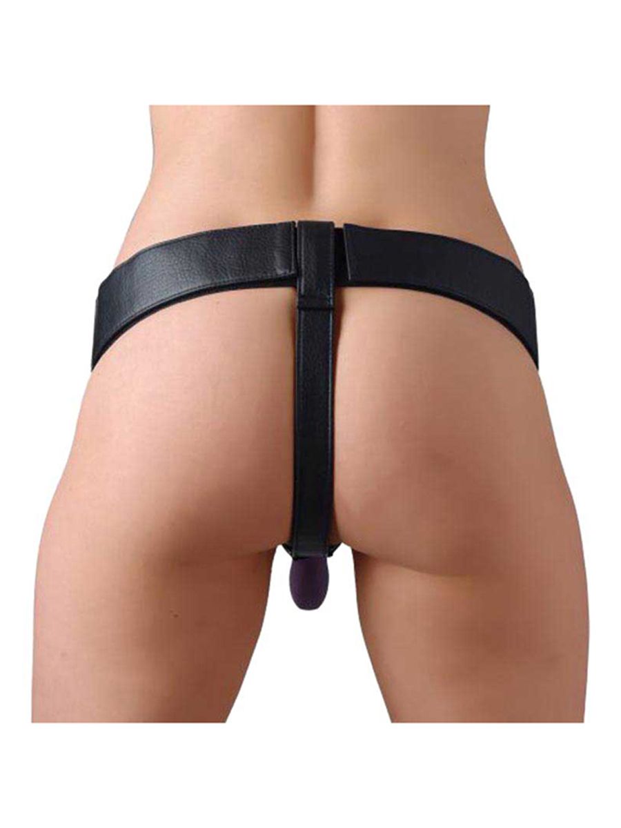 Leren Strap On Harnas - Zwart