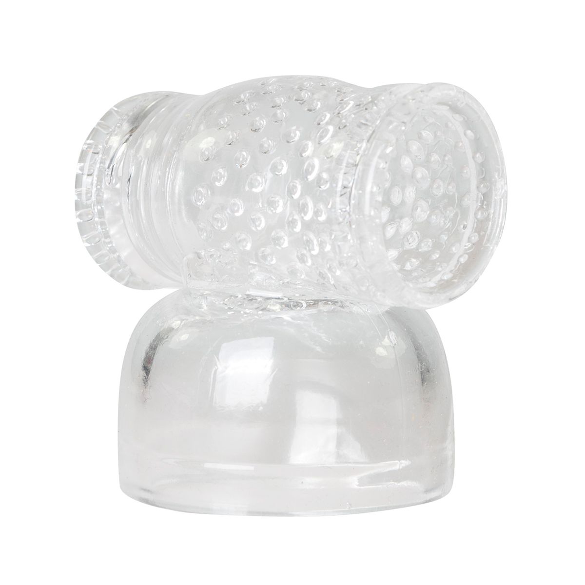Wand Collection – Opzetstuk Met Masturbator - Clear
