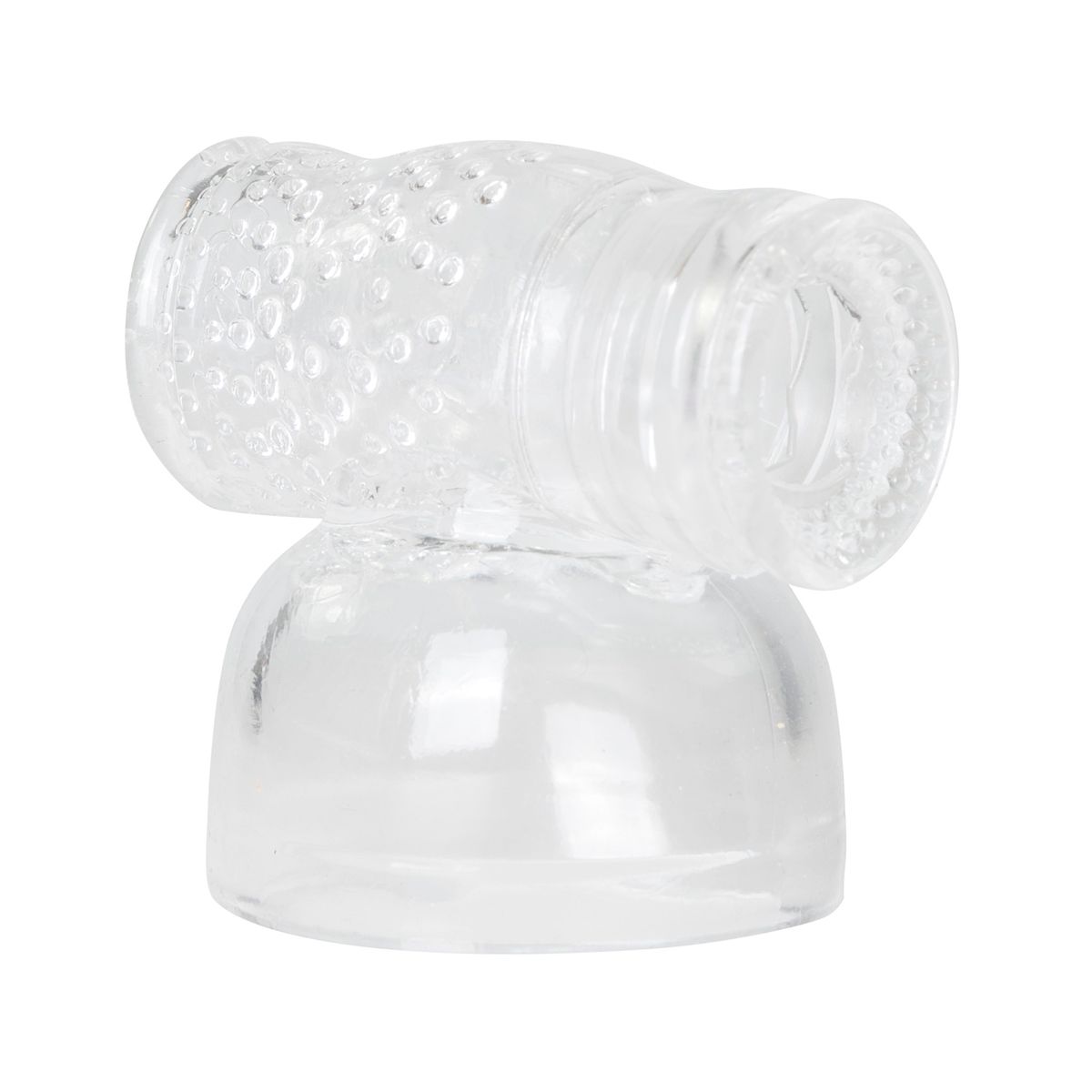 Wand Collection – Opzetstuk Met Masturbator - Clear