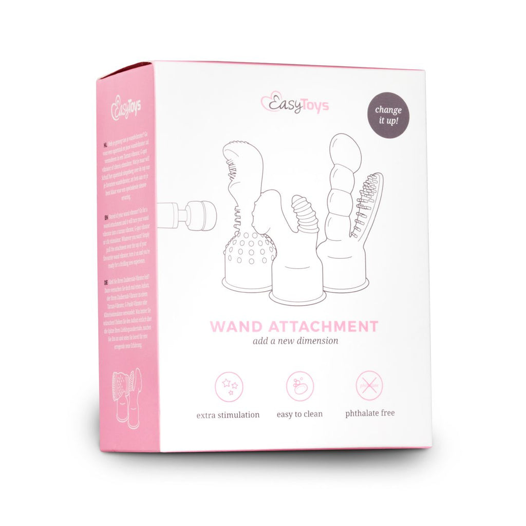 Wand Collection – Opzetstuk Met Masturbator - Clear