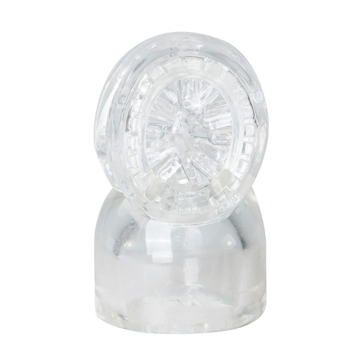 Wand Collection – Opzetstuk Met Masturbator - Clear
