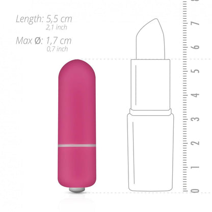 Bullet vibrator met 10 snelheden - roze