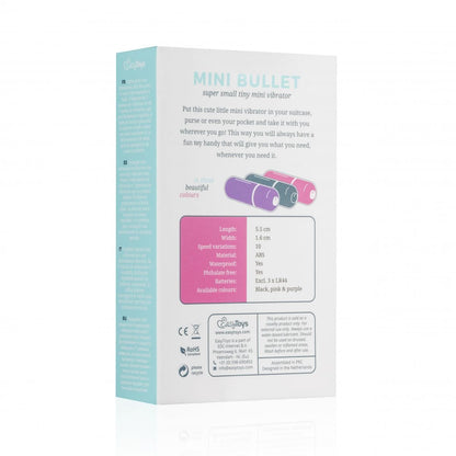 Bulletvibrator met 10 snelheden - zwart