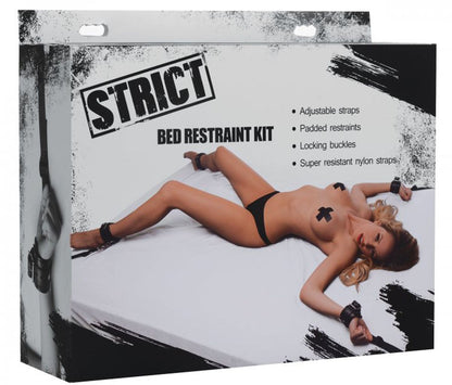 XR Brands - Bed Restraint Kit Bedboeien - Zwart