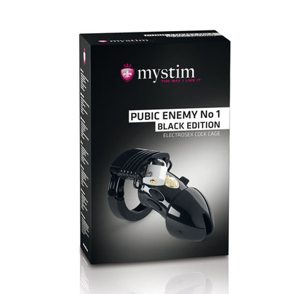 Mystim - Pubic Enemy No1 Cock Cage - Black Edition