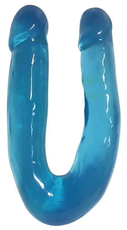 Lollicock - Sweet Slim Double Dipper Dildo - Berry Ice - 33 cm