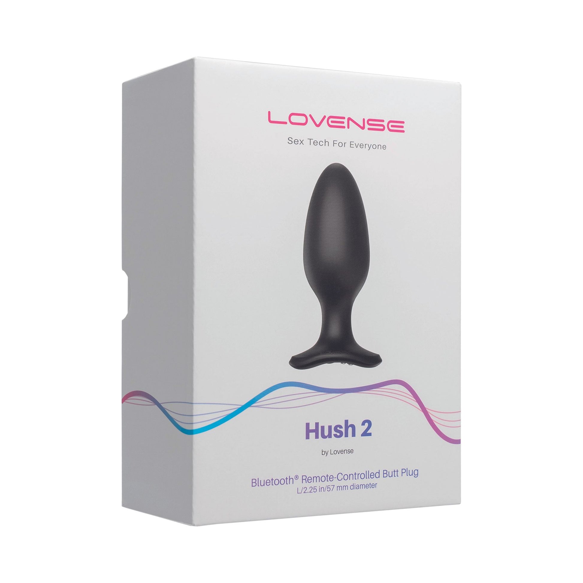 Lovense - Hush 2 Vibrerende Buttplug Met App - Zwart