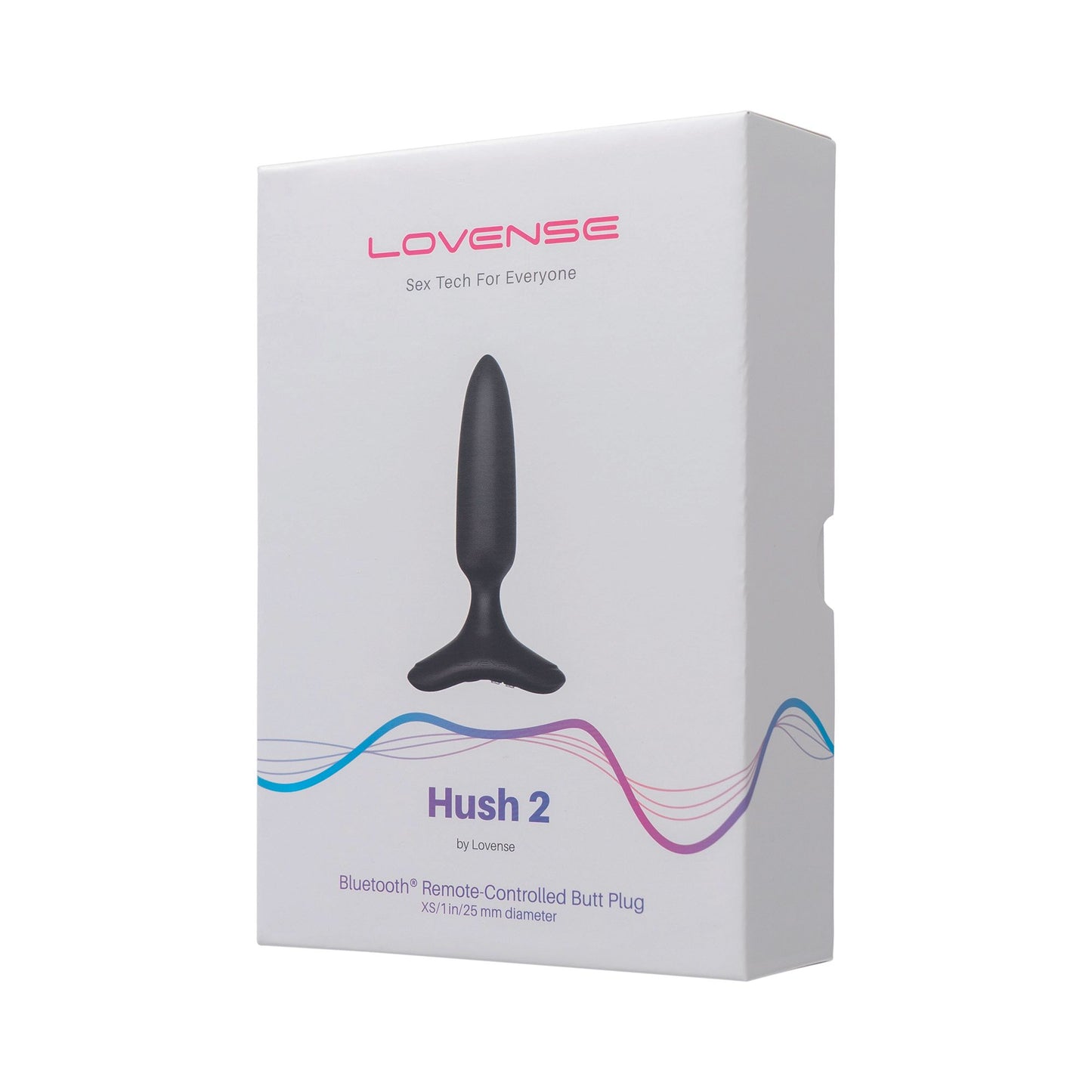Lovense - Hush 2 Vibrerende Buttplug Met App - Zwart