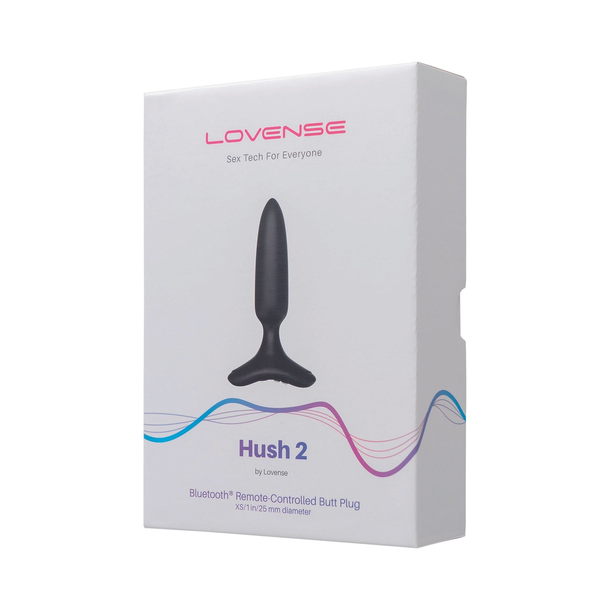 Lovense - Hush 2 Vibrerende Buttplug Met App - Zwart