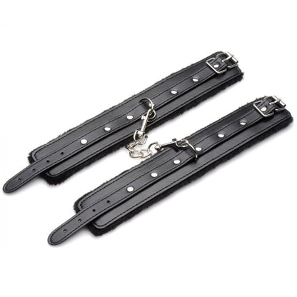 Hook Up 10-delige Pluche Bondage Set - Zwart