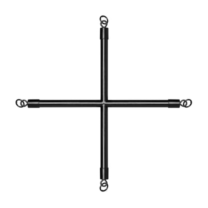 Hog Tie Cross Stang Met Boeien - Zwart