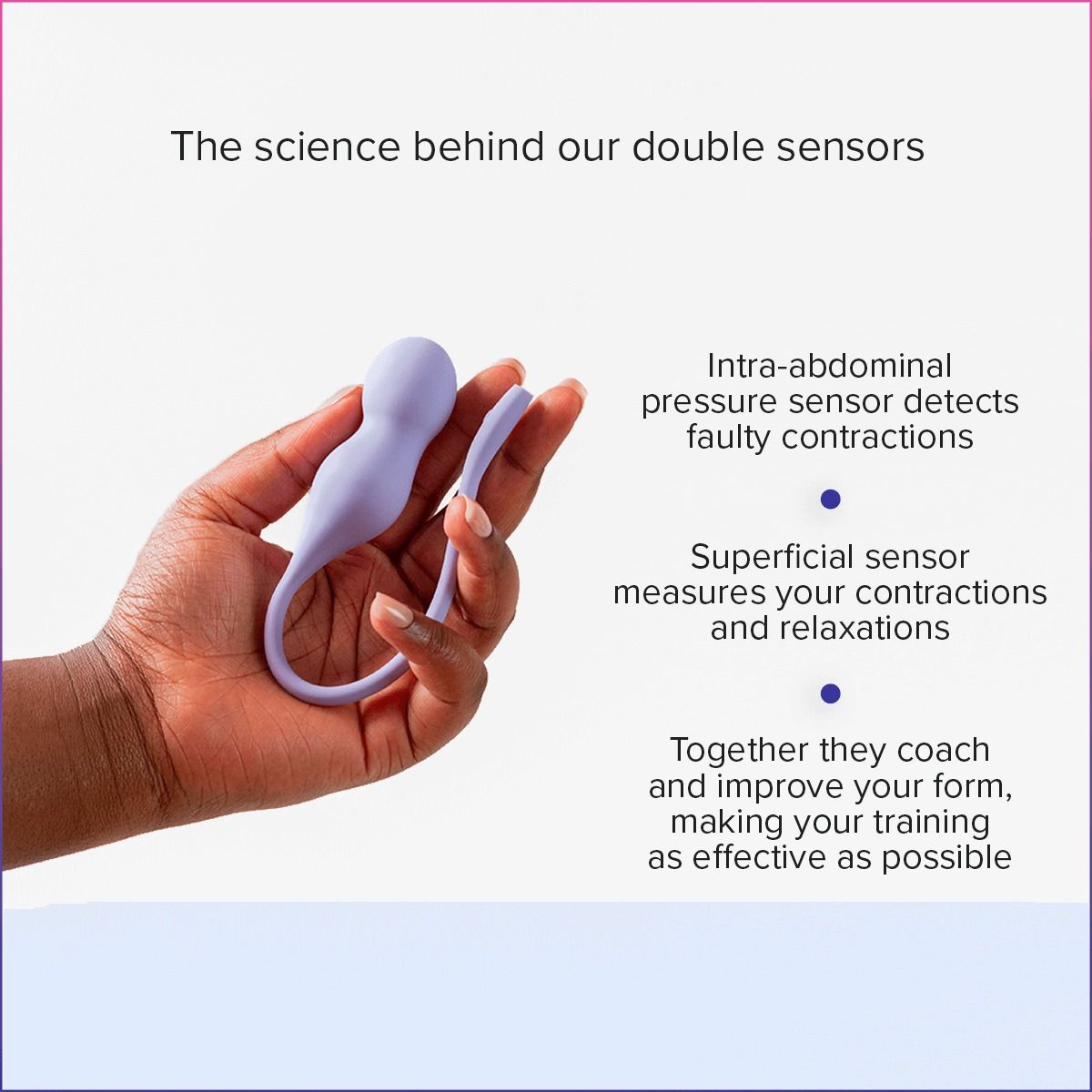 Perifit Care+ Dynamische Kegel-oefenapparaat - Lila